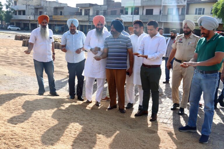 20 april PN ਕਣਕ ਦੀ ਖ਼ਰੀਦ ਦੇ ਪ੍ਰਬੰਧਾਂ ਸਬੰਧੀ ਭਗਤਾਂਵਾਲਾ ਮੰਡੀ ਦਾ ਕੀਤਾ ਦੌਰਾ (3)