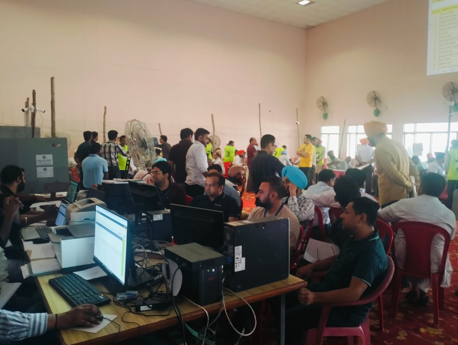 Counting Centre pix (2)