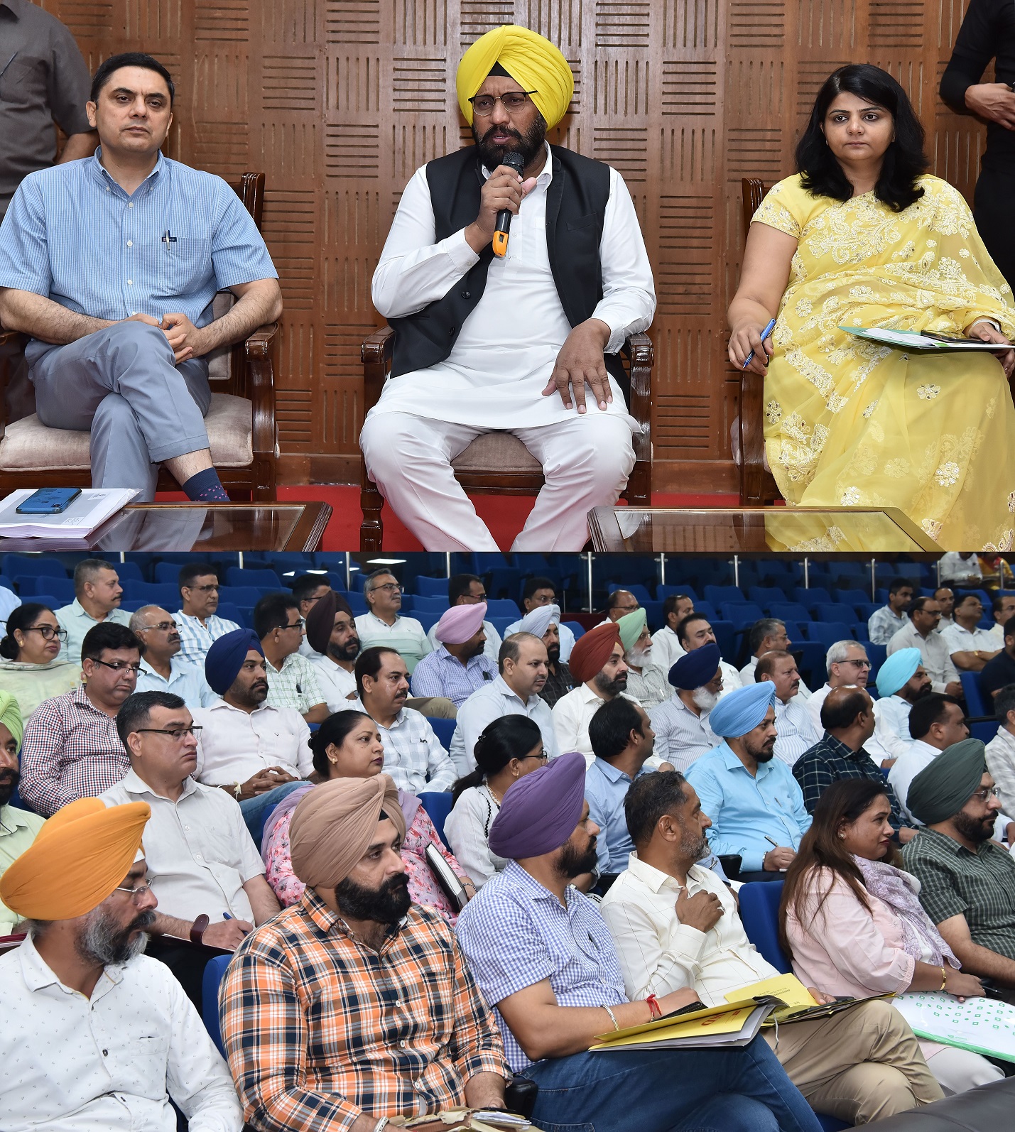 ਪੰਜਾਬ ਦੇ ਸ਼ਹਿਰਾਂ ਨੂੰ ਕੂੜਾ ਮੁਕਤ ਬਣਾਉਣ ਲਈ ਸਾਫ ਸਫਾਈ ਵੱਲ ਵਿਸ਼ੇਸ ਧਿਆਨ ਦਿੱਤਾ ਜਾਵੇ; ਸਥਾਨਕ ਸਰਕਾਰਾਂ ਮੰਤਰੀ ਨੇ ਨਗਰ ਕੌਂਸਲ/ਨਗਰ ਪੰਚਾਇਤਾਂ ਅਤੇ ਇੰਪਰੂਵਮੈਂਟ ਟਰੱਸਟ ਦੇ ਕਾਰਜ ਸਾਧਕ ਅਫਸਰਾਂ ਨੂੰ ਦਿੱਤੇ ਨਿਰਦੇਸ਼
