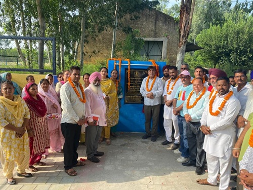 ਵਿਧਾਇਕ ਜਿੰਪਾ ਨੇ ਪਿੰਡ ਬੂਥਗੜ੍ਹ ‘ਚ 38 ਲੱਖ ਰੁਪਏ ਦੀ ਲਾਗਤ ਨਾਲ ਬਣੇ ਖੇਡ ਮੈਦਾਨ ਦਾ ਕੀਤਾ ਉਦਘਾਟਨ