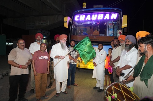 ਸਪੀਕਰ ਸੰਧਵਾਂ ਨੇ ਮੁੱਖ ਮੰਤਰੀ ਤੀਰਥ ਯਾਤਰਾ ਯੋਜਨਾ ਤਹਿਤ ਖਾਟੂ ਸ਼ਿਆਮ ਅਤੇ ਸਾਲਾਸਰ ਬਾਲਾਜੀ ਲਈ ਬੱਸ ਨੂੰ ਹਰੀ ਝੰਡੀ ਦਿਖਾਈ