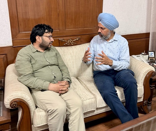 ਯੂ.ਕੇ. ਦੇ ਸੰਸਦ ਮੈਂਬਰ ਤਨਮਨਜੀਤ ਸਿੰਘ ਢੇਸੀ ਵੱਲੋਂ ਪ੍ਰਵਾਸੀ ਮਾਮਲੇ ਮੰਤਰੀ ਰਵਜੋਤ ਸਿੰਘ ਨਾਲ ਮੁਲਾਕਾਤ