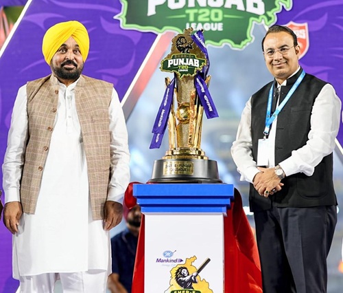 ਮੁੱਖ ਮੰਤਰੀ ਭਗਵੰਤ ਸਿੰਘ ਮਾਨ ਨੇ ਪੰਜਾਬ ਦੀ ਪਹਿਲੀ ਸ਼ੇਰ-ਏ-ਪੰਜਾਬ ਟੀ-20 ਕ੍ਰਿਕਟ ਲੀਗ ਦਾ ਕੀਤਾ ਉਦਘਾਟਨ; ਕਿਹਾ, ਇਹ ਲੀਗ ਪੰਜਾਬ ਦੀ ਕ੍ਰਿਕਟ ਪ੍ਰਤਿਭਾ ਨੂੰ ਨਿਖਾਰੇਗੀ