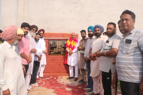 ਕੈਬਨਿਟ ਮੰਤਰੀ ਬਰਿੰਦਰ ਕੁਮਾਰ ਗੋਇਲ ਵੱਲੋਂ ਲਹਿਰਾਗਾਗਾ ਹਲਕੇ ਦੇ ਪਿੰਡਾਂ ਨੂੰ ਵੱਡੀ ਸੌਗਾਤ