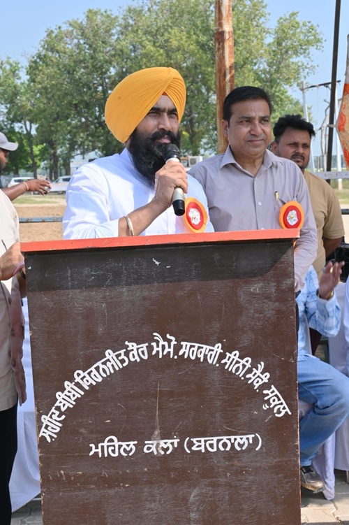 ਖੇਡਾਂ ਵਤਨ ਪੰਜਾਬ ਦੀਆਂ: ਬਲਾਕ ਮਹਿਲ ਕਲਾਂ ਦੀਆਂ ਖੇਡਾਂ ਦਾ ਵਿਧਾਇਕ ਕੁਲਵੰਤ ਸਿੰਘ ਪੰਡੋਰੀ ਵਲੋਂ ਆਗਾਜ਼