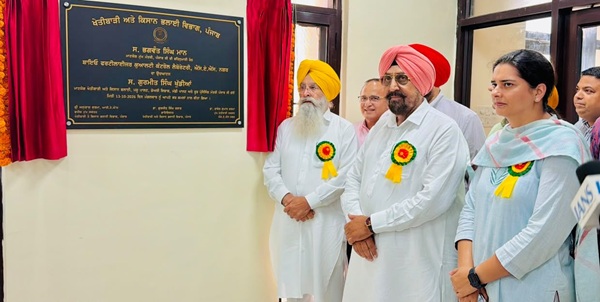 ਮਾਨ ਸਰਕਾਰ ਨੇ ਮਿਆਰੀ ਜੈਵਿਕ ਉਤਪਾਦਾਂ, ਕਿਸਾਨਾਂ ਦੀ ਸੁਰੱਖਿਆ ਅਤੇ ਟਿਕਾਊ ਖੇਤੀ ਨੂੰ ਉਤਸ਼ਾਹਿਤ ਕਰਨ ਲਈ 4.50 ਕਰੋੜ ਰੁਪਏ ਨਾਲ ਤਿੰਨ ਲੈਬਾਂ ਬਣਾਈਆਂ: ਖੁੱਡੀਆਂ